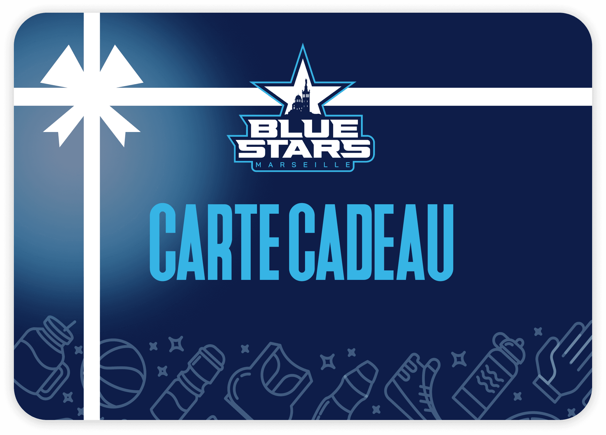 Carte Cadeau Blue Stars de Marseille - CARTECADEAUBLUESTARS