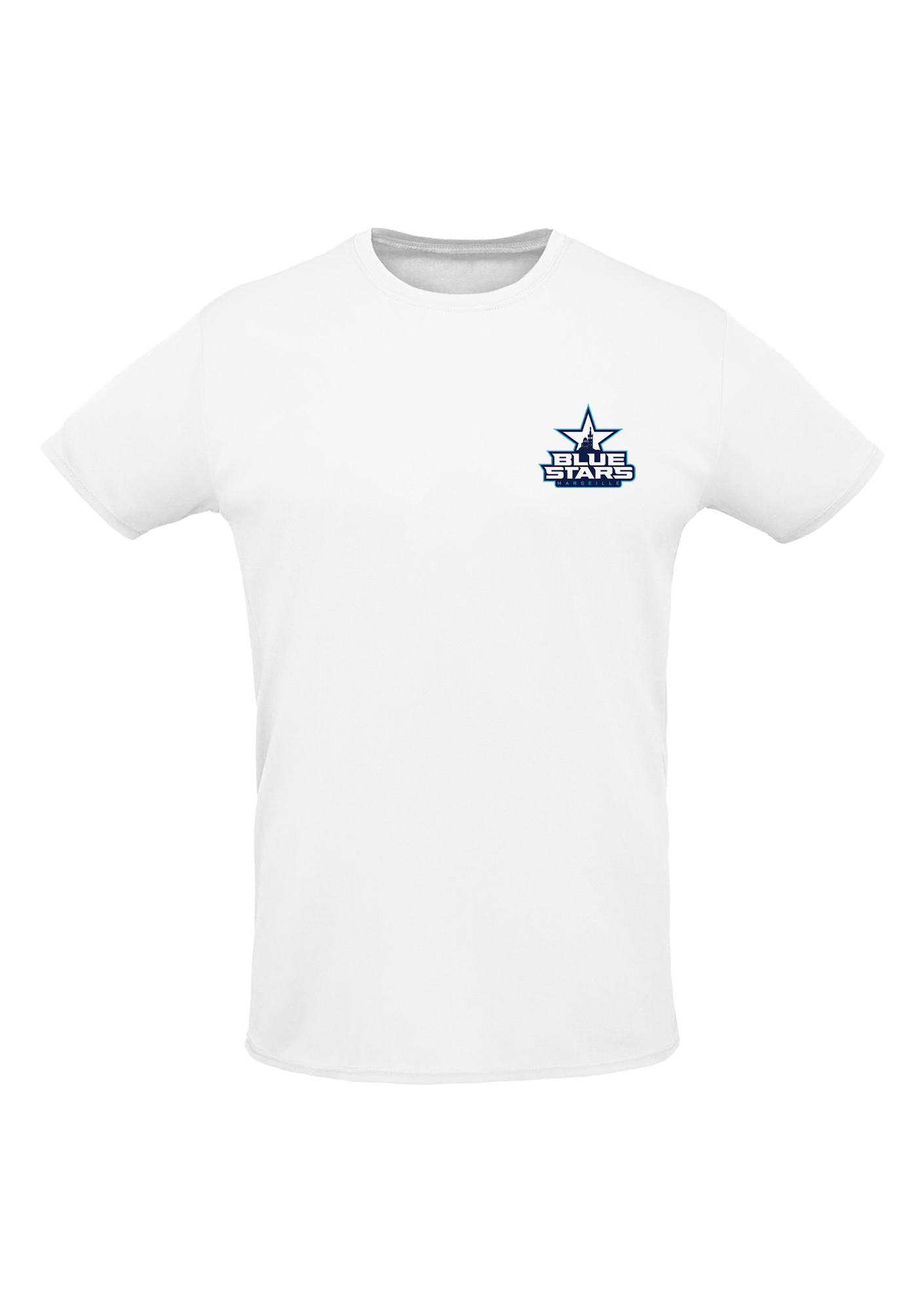 T-shirt sport Adulte Vallon des Auffes Blanc - sprint-blanc-logo-coeur